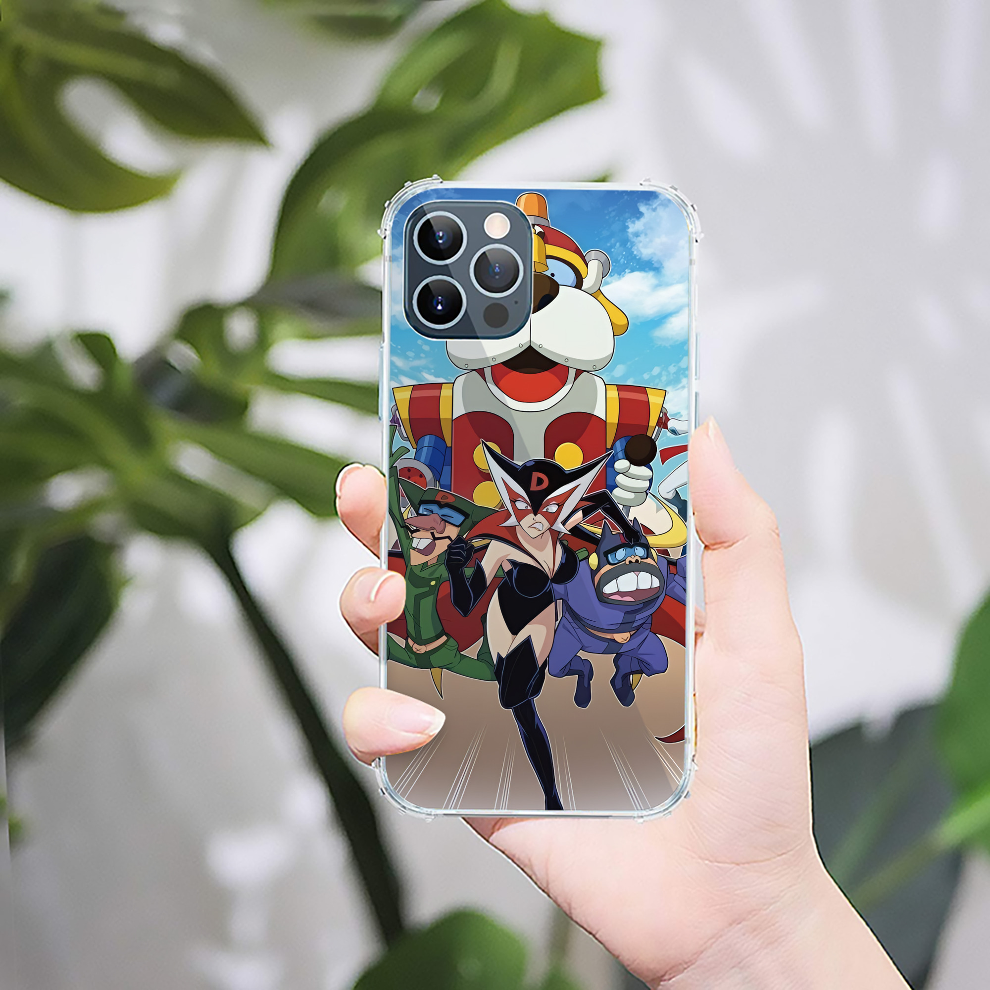 （画像用） アンパンマン Anpanman 【iPhone 12シリーズ対応】透明スマホケース（クリアソフトケース）